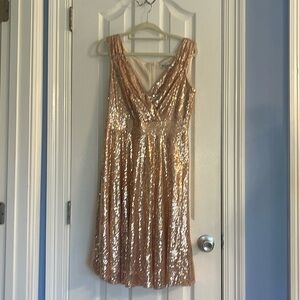 NWT Grace Karin Champagne Cocktail Dress- Sz M